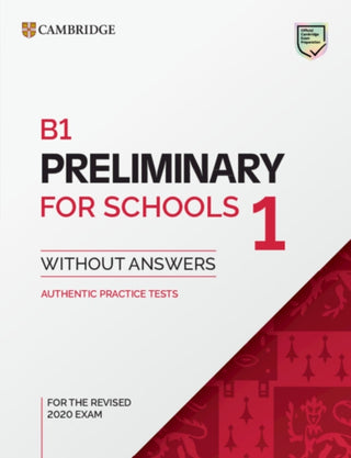 Cover image for 9781108718356 - B1 Preliminary for Schools 1 - Without Answers