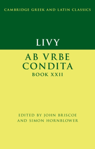 Cover image for 9781108727082 - Livy: Ab urbe condita Book XXII