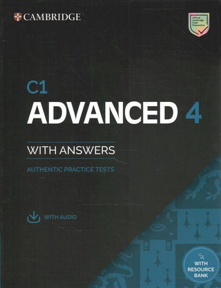 Cover image for 9781108784993 - C1 Advanced 4 Student's Book with Answers with Audio with Resource Bank