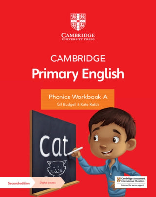 Cover image for 9781108789950 - Cambridge Primary English Phonics Workbook A with Digital Access (1 Year)