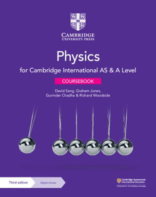 Cover image for 9781108859035 - Cambridge International AS & A Level Physics Coursebook with Digital Access (2 Years) 3ed