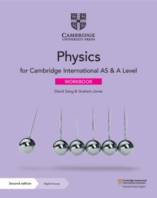 Cover image for 9781108859110 - Cambridge International AS & A Level Physics Workbook with Digital Access (2 Years)