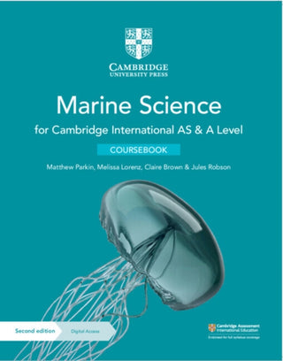 Cover image for 9781108866064 - Cambridge International AS & A Level Marine Science Coursebook with Digital Access (2 Years)