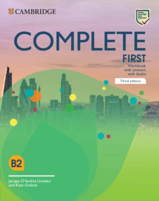 Cover image for 9781108903363 - Complete First Workbook with Answers with Audio