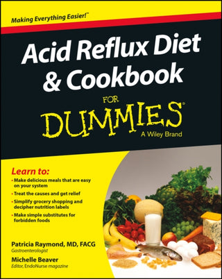 Cover image for 9781118839195 - Acid Reflux Diet & Cookbook For Dummies