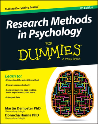Cover image for 9781119035084 - Research Methods in Psychology For Dummies