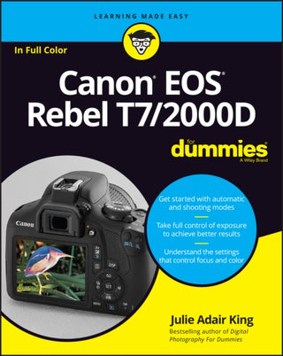 Cover image for 9781119471561 - Canon EOS Rebel T7/2000D For Dummies