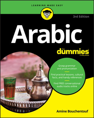 Cover image for 9781119475392 - Arabic For Dummies, 3rd Edition