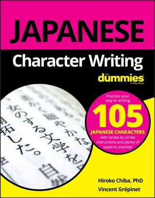 Cover image for 9781119475439 - Japanese Character Writing For Dummies