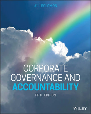 Cover image for 9781119561200 - Corporate Governance and Accountability