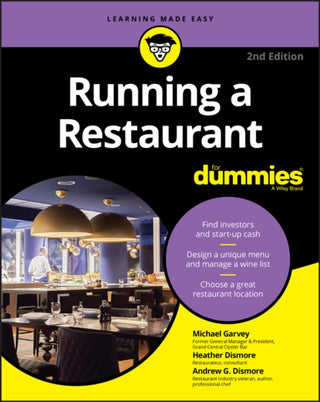 Cover image for 9781119605454 - Running a Restaurant For Dummies, 2nd Edition
