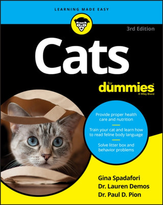 Cover image for 9781119646266 - Cats For Dummies