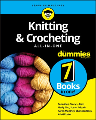 Cover image for 9781119652939 - Knitting & Crocheting All-in-One For Dummies