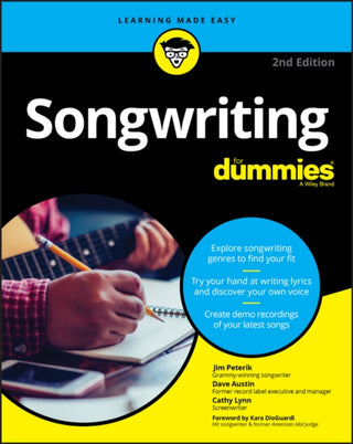 Cover image for 9781119675655 - Songwriting For Dummies, 2nd Edition