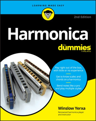 Cover image for 9781119700128 - Harmonica For Dummies, 2nd Edition