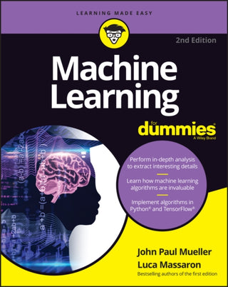 Cover image for 9781119724018 - Machine Learning For Dummies