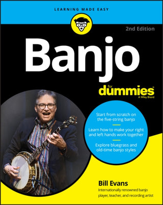 Cover image for 9781119731382 - Banjo For Dummies