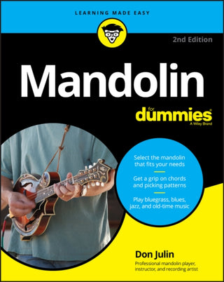 Cover image for 9781119736646 - Mandolin For Dummies, 2nd Edition