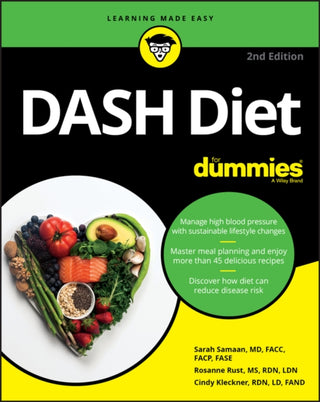 Cover image for 9781119740797 - DASH Diet For Dummies
