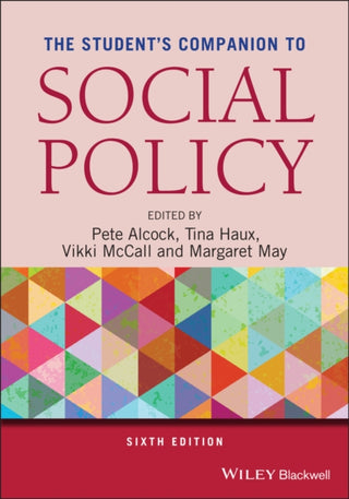 Cover image for 9781119744870 - The Student's Companion to Social Policy