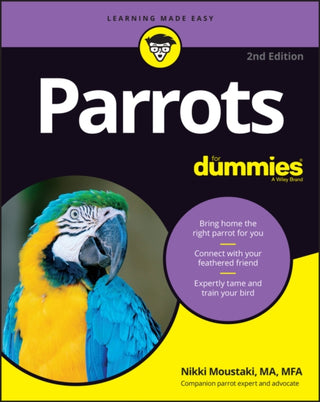Cover image for 9781119753612 - Parrots For Dummies
