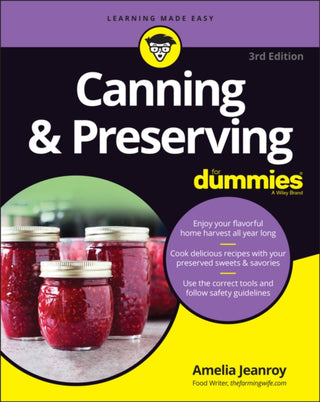 Cover image for 9781119787785 - Canning & Preserving For Dummies 3e