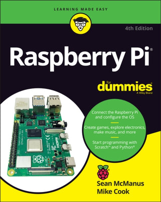 Cover image for 9781119796824 - Raspberry Pi For Dummies 4e