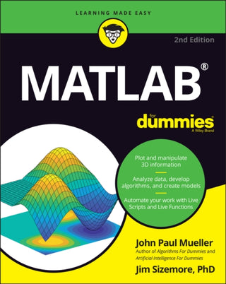 Cover image for 9781119796886 - MATLAB For Dummies, 2nd Edition
