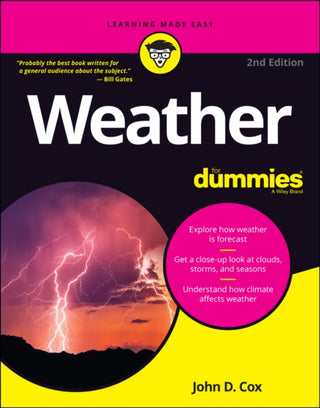 Cover image for 9781119811008 - Weather For Dummies