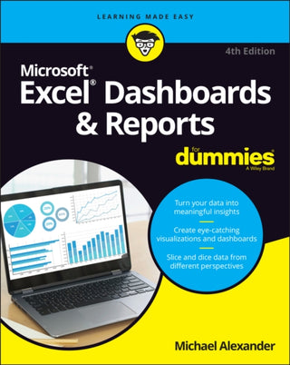 Cover image for 9781119844396 - Excel Dashboards & Reports For Dummies