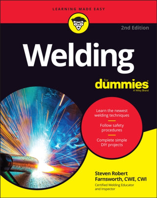 Cover image for 9781119849636 - Welding For Dummies, 2nd Edition