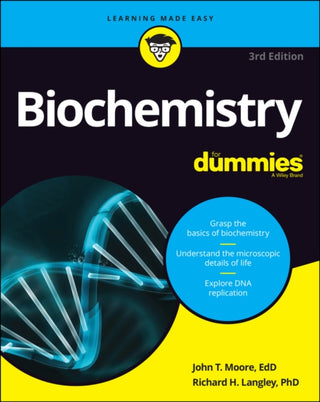 Cover image for 9781119860952 - Biochemistry For Dummies, 3rd Edition