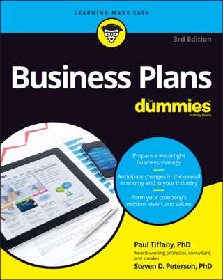 Cover image for 9781119866374 - Business Plans For Dummies, 3rd Edition