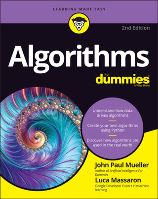 Cover image for 9781119869986 - Algorithms For Dummies, 2nd Edition