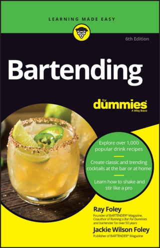 Cover image for 9781119900443 - Bartending For Dummies, 6th Edition