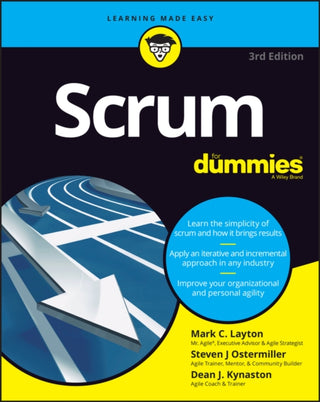 Cover image for 9781119904663 - Scrum For Dummies, 3rd Edition