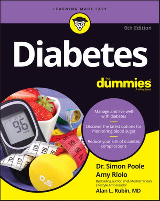 Cover image for 9781119912583 - Diabetes For Dummies, 6th Edition
