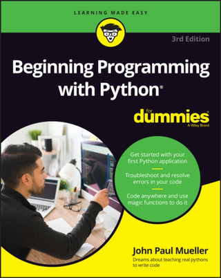 Cover image for 9781119913771 - Beginning Programming with Python For Dummies, 3rd  Edition