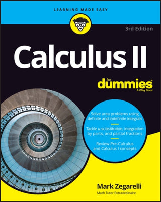 Cover image for 9781119986614 - Calculus II For Dummies, 3rd Edition