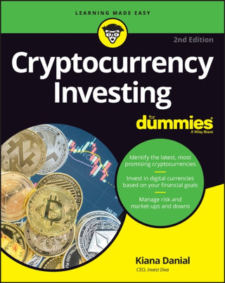 Cover image for 9781119989127 - Cryptocurrency Investing For Dummies, 2nd Edition