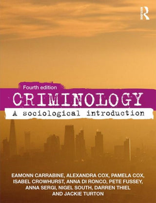 Supplemental image for 9781138566262 - Criminology