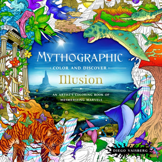 Cover image for 9781250287038 - Mythographic Color and Discover: Illusion