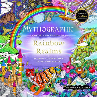 Cover image for 9781250346926 - Mythographic Color and Discover: Rainbow Realms