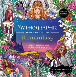 Cover image for 9781250389114 - Mythographic Color and Discover: Romantasy