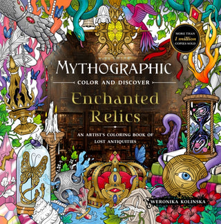Cover image for 9781250389121 - Mythographic Color and Discover: Enchanted Relics