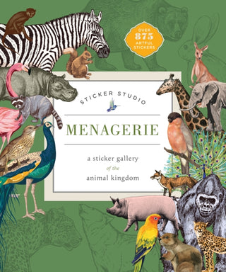 Cover image for 9781250396679 - Sticker Studio: Menagerie
