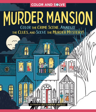 Cover image for 9781250421364 - Color and Solve: Murder Mansion
