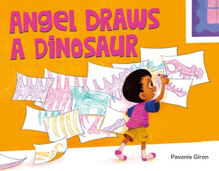 Cover image for 9781250874375 - Angel Draws a Dinosaur