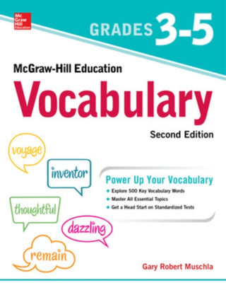 Cover image for 9781260135190 - McGraw-Hill Education Vocabulary Grades 3-5, Second Edition