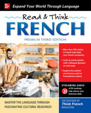 Cover image for 9781260474572 - Read & Think French, Premium Third Edition
